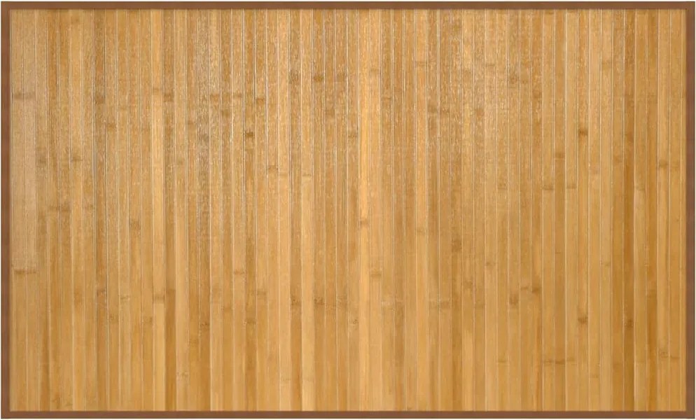 vidaXL négyszögletű természetes bambusz szőnyeg 60 x 100 cm