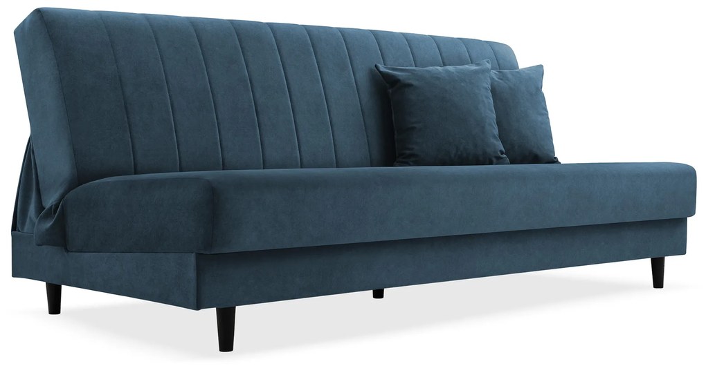 ID IRA kanapéágy tárolóval - kék