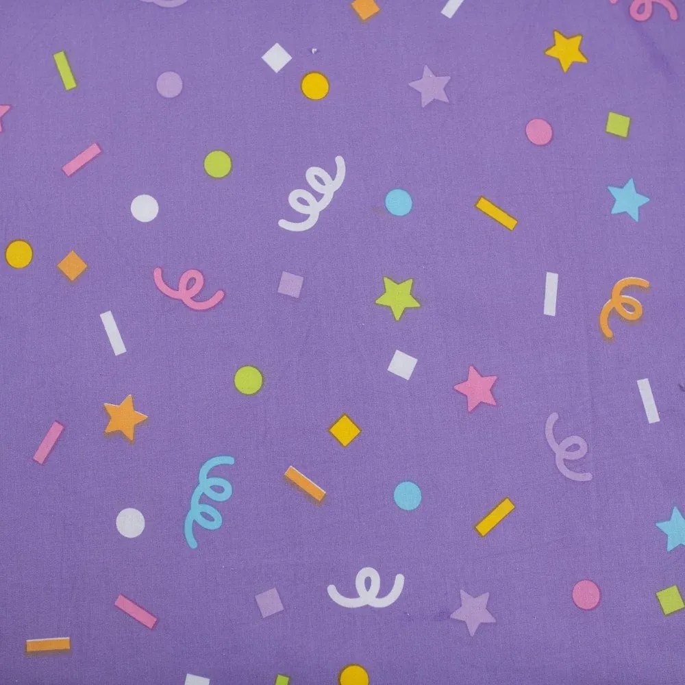 Egyszemélyes pamut gyerek ágyneműhuzat 140x200 cm Gabby's Dollhouse "Confetti" – Jerry Fabrics