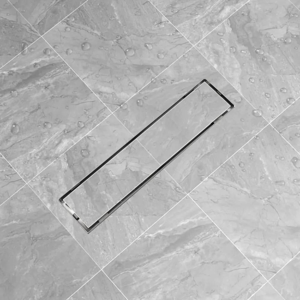 Rozsdamentes acél lineáris zuhany csatorna 530 x 140 mm