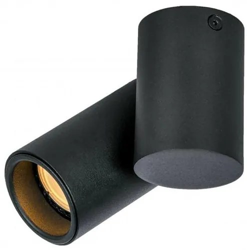 Lámpa Mennyezeti lámpatest LUPO, aluminium, 11.6x5.6x11.5, IP20, 1*GU10, max. 50W, kör, fekete