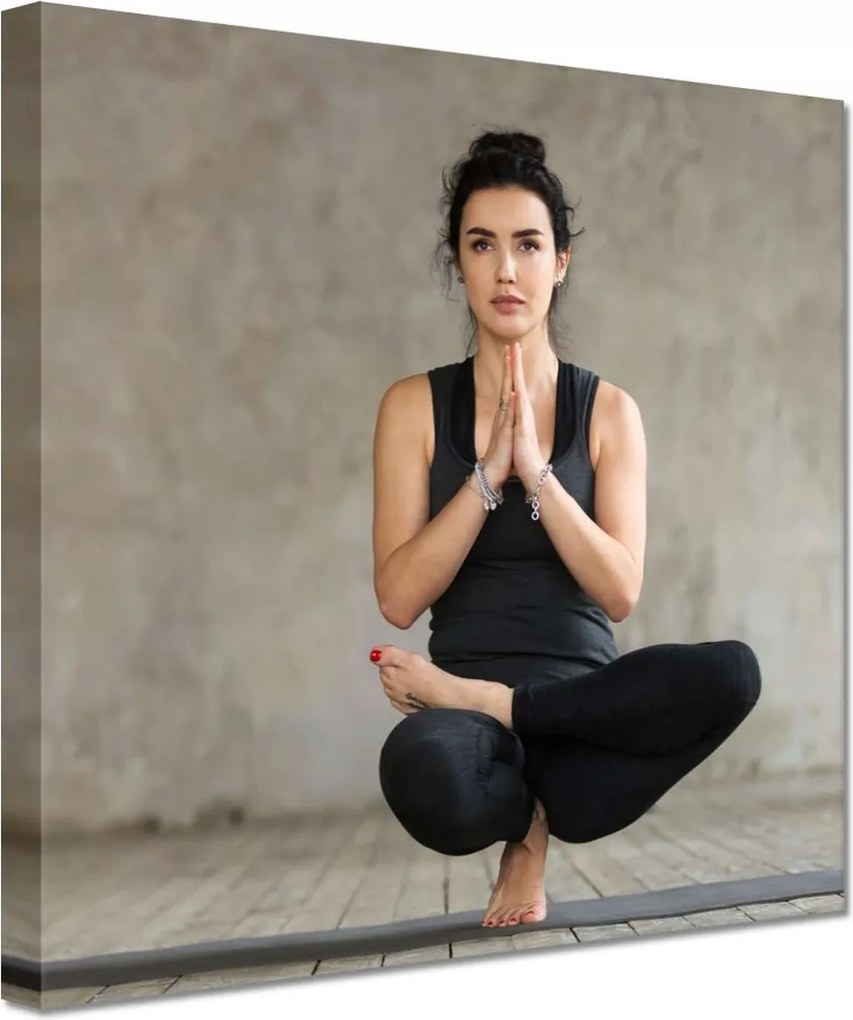 Vászonkép 60x60 Jóga gyakorlatok