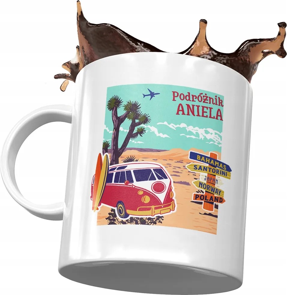 Angyalkáknak Születésnapi Bögre Névnapi Ajándék Nyomtatott Fotóval