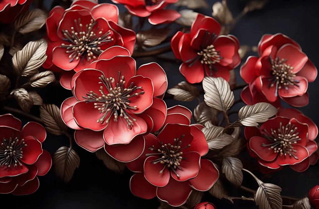 Poszter 86,4x56,8cm Virágos mese