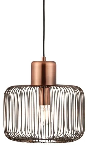 Endon 68986 - NICOLA kábeles függeszték 1xE27/40W/230V réz