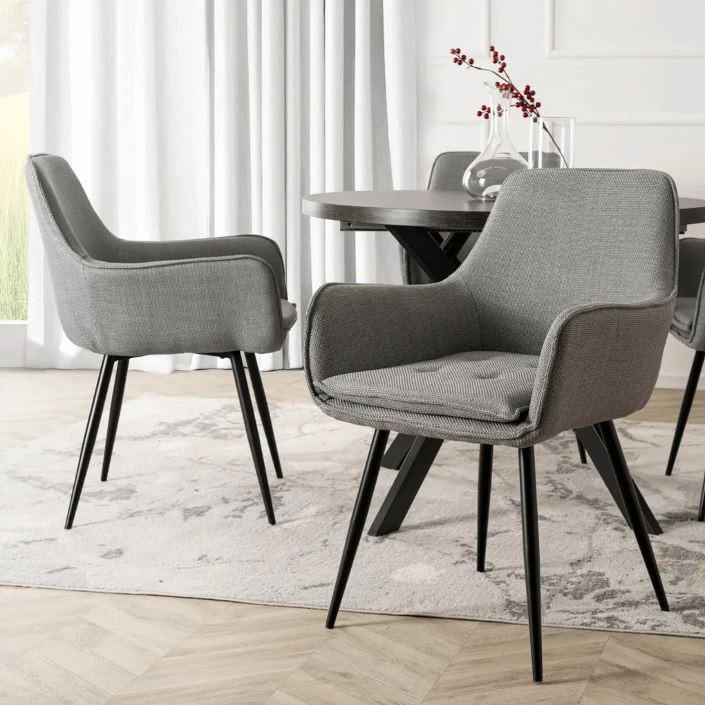 Krzesło EDRICK Szare