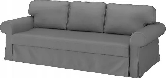 Ikea Vretstorp 3 személyes kinyitható kanapé huzat, Remmarn világosszürke