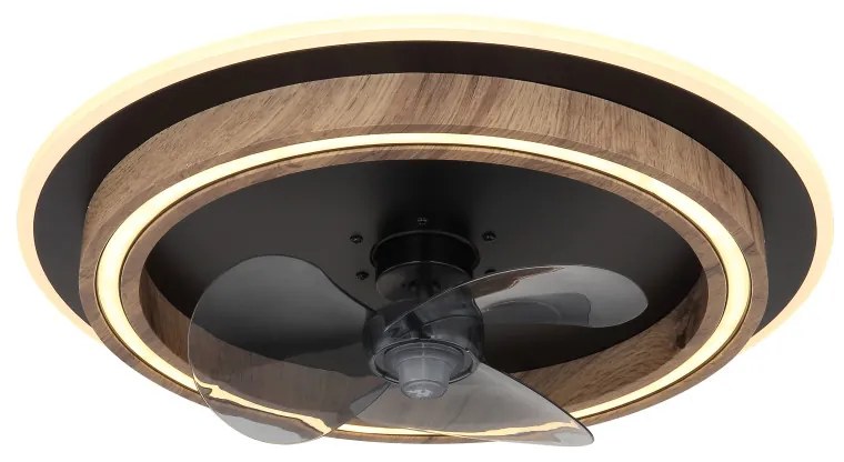 Globo Bozan 03655 távirányítós mennyezeti ventilátoros lámpa, 32W LED, 2700K-6500K, 120-1200 lm