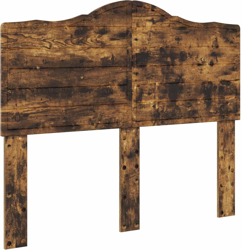 vidaXL Fejtámla Füstölt tölgy 135 cm Faanyag