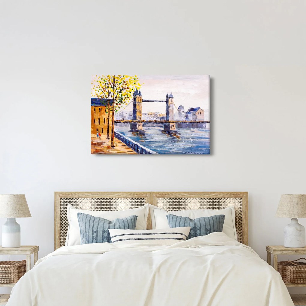 Kép - A város festménye (90x60 cm)