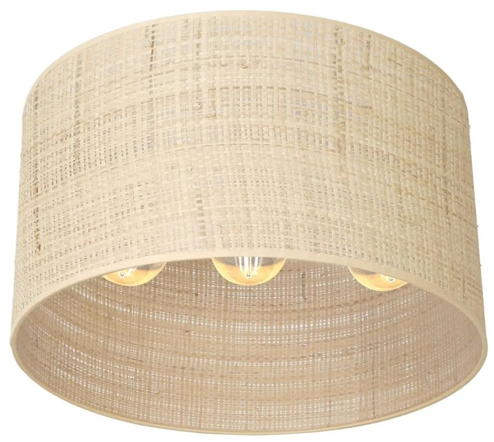 Luminex Felületre szerelhető csillár RATTAN 3xE27/60W/230V rattan LU5275