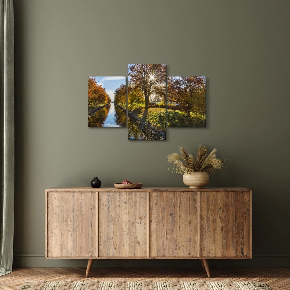 Vízi csatorna képe (90x60 cm)