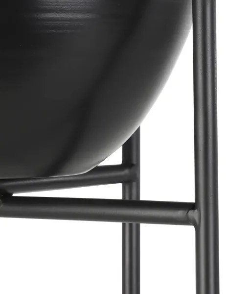 Eglo 428035 - Fém virágcserép SHIKABE 73x23,5 cm fekete