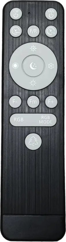 Mennyezeti ventilátor fehér,LED-del, KELVINBEN dimmelhető távirányítóval (48,5CM)