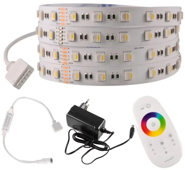LED RGBW dimmelhető szalag 3m LED/22W/24/230V + DO