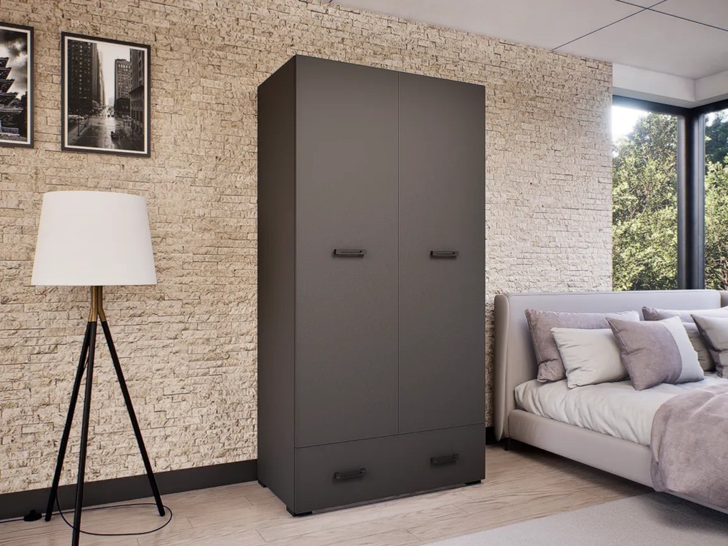 Tessara Gardrób (Bolzánó-Antracit) modern