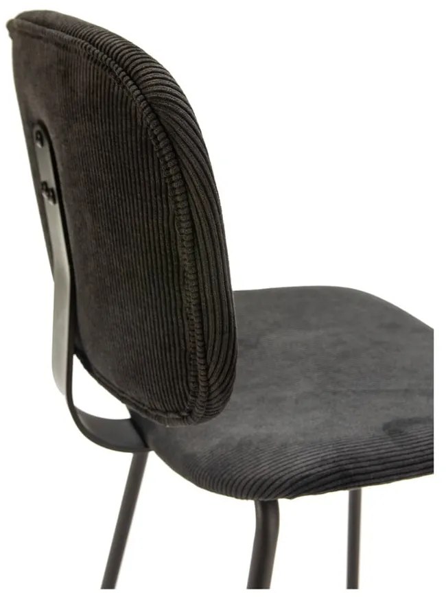 Fekete bárszék szett 2 db-os (ülésmagasság 66 cm) Arus – Marckeric