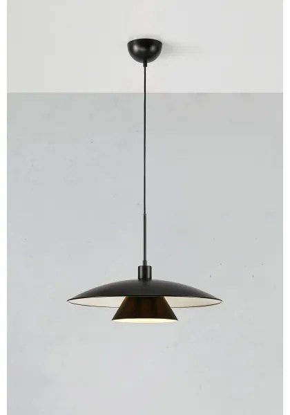 Markslöjd 108431 - Csillár zsinóron MILLINGE 1xE27/40W/230V fekete