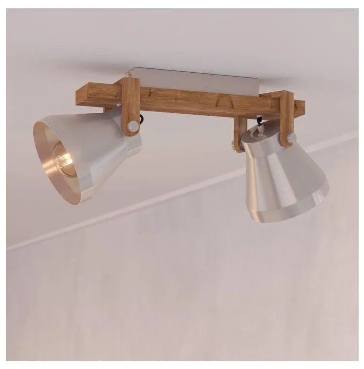 Eglo 43949 - Spotlámpa CAWTON 2xE27/40W/230V