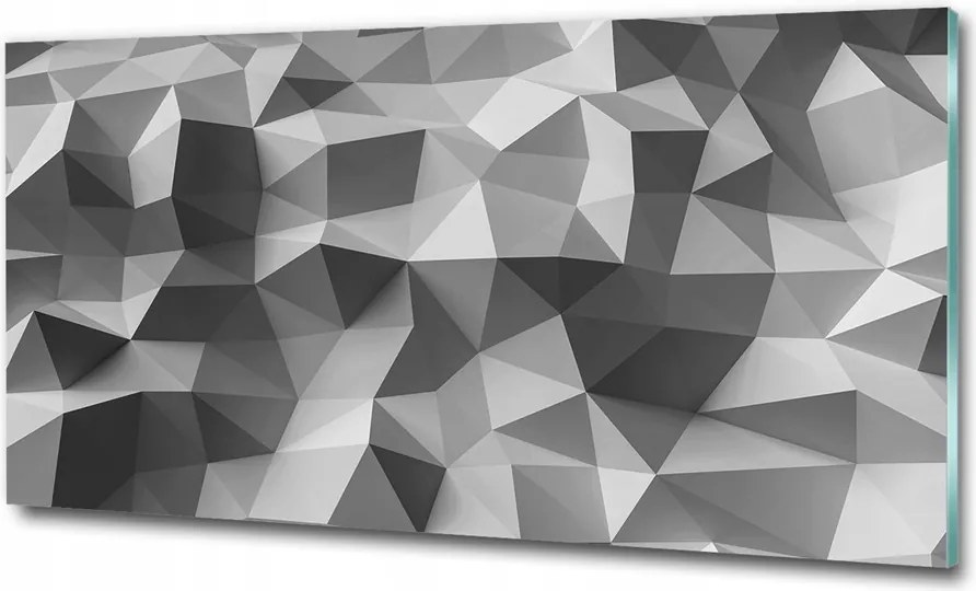 Fotó-üvegkép Absztrakt háromszögek 100x70