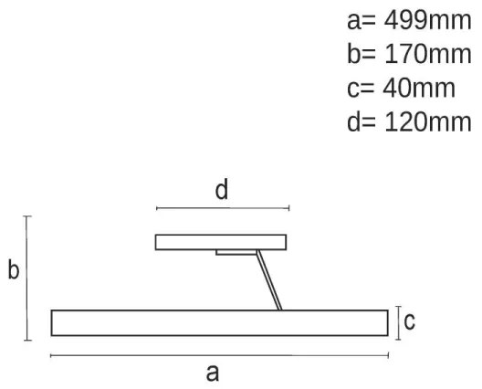 LED állítható mennyezeti lámpa LED/40W/230V 3000-6500K fehér + DO