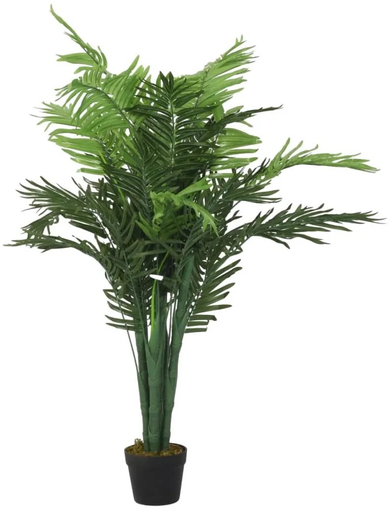 vidaXL zöld mű pálmafa 28 levéllel 120 cm