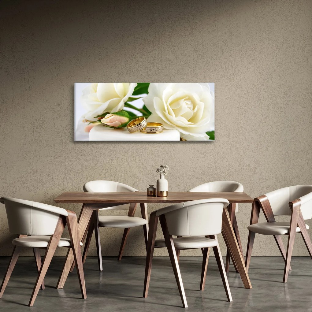 Kép - Esküvő napja (120x50 cm)