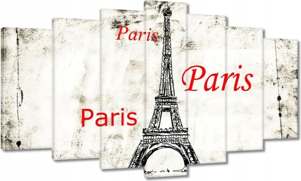 Festmények 140x80 I Love Paris