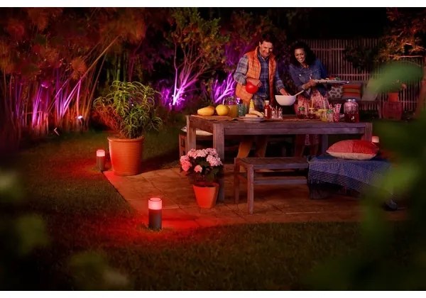 Philips 17415/30/P7 - Hue LED RGB kültéri lámpa bővítő készlet 8W/230V