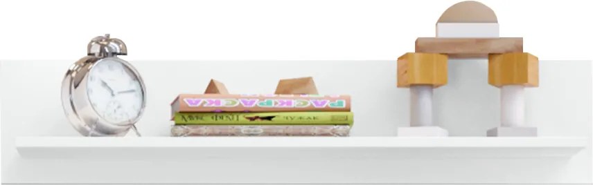 Polc 100, fehér, LINDY