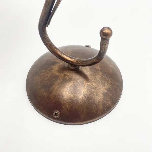 COBRA fali lámpa 1xE27/60W/230V bronz/patina