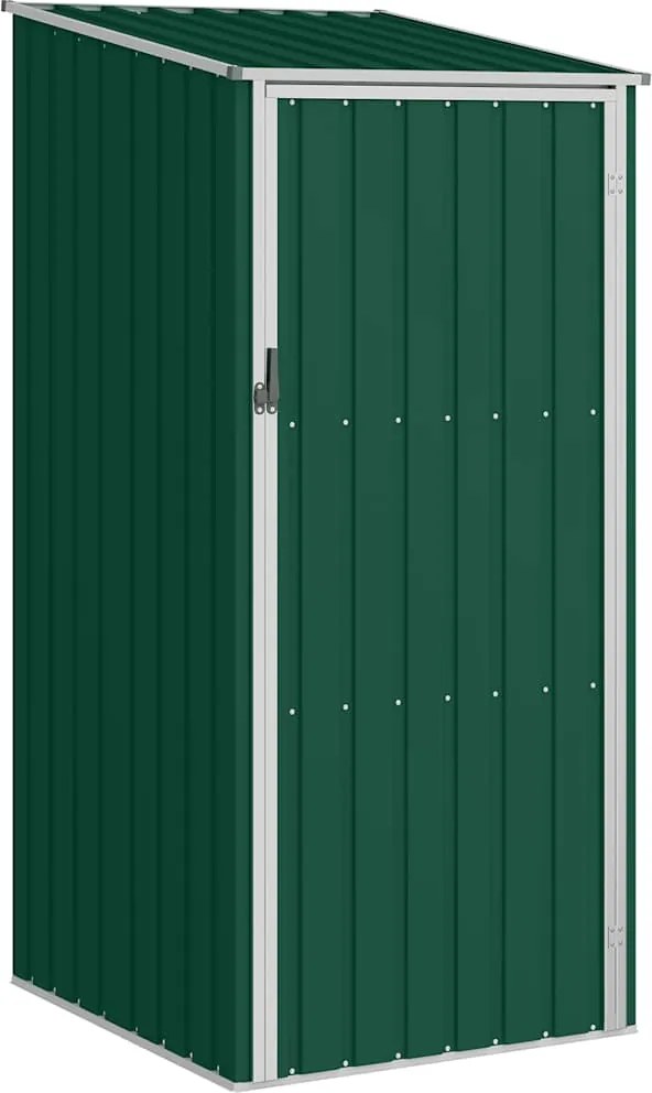 vidaXL zöld horganyzott acél kerti fészer 87 x 98 x 159 cm