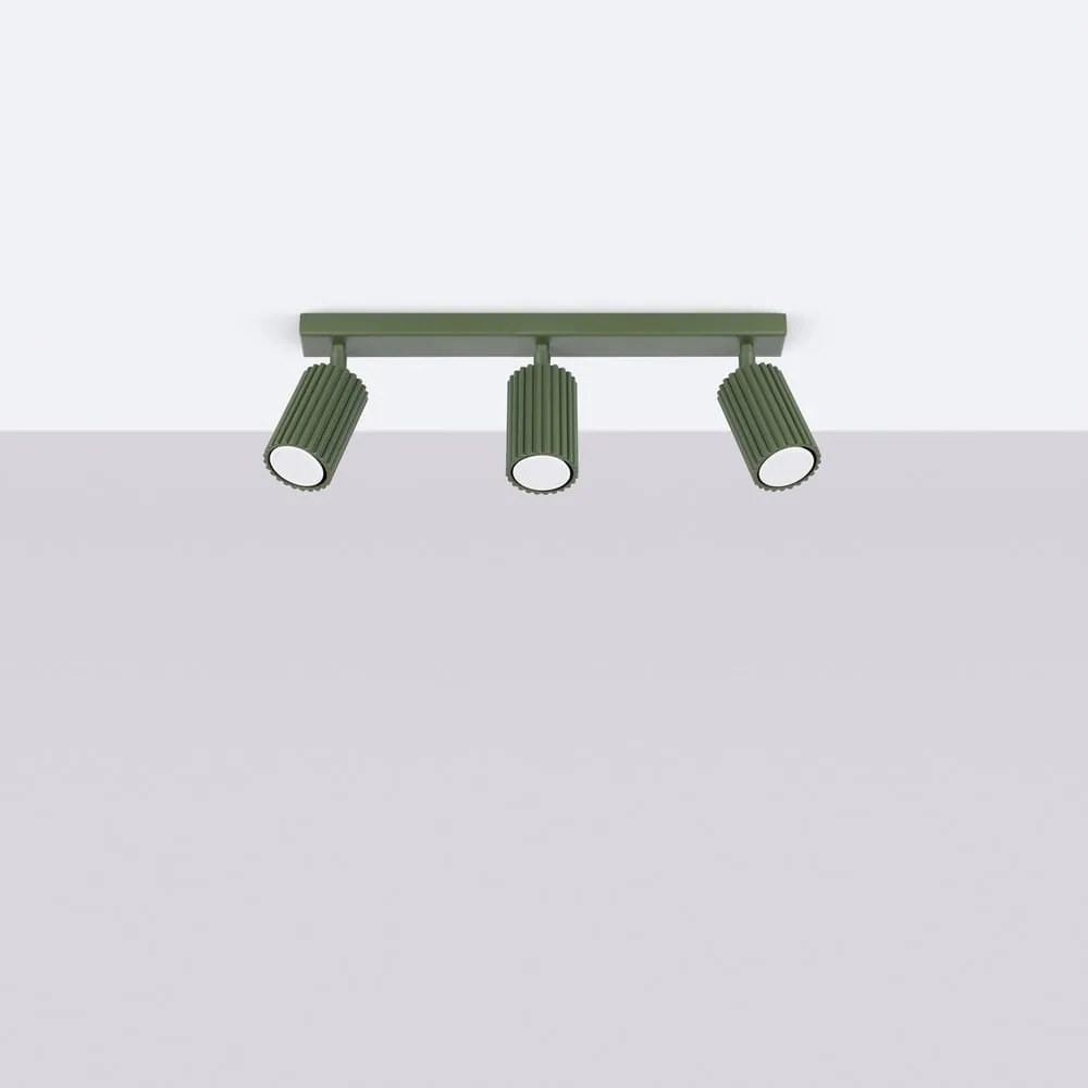 Zöld spotlámpa 6,5x45 cm Gleam – Sollux