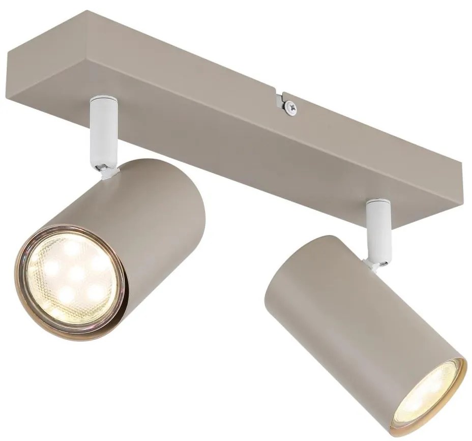 Globo 57911-2SA - ROBBY spotlámpa 2xGU10/35W/230V