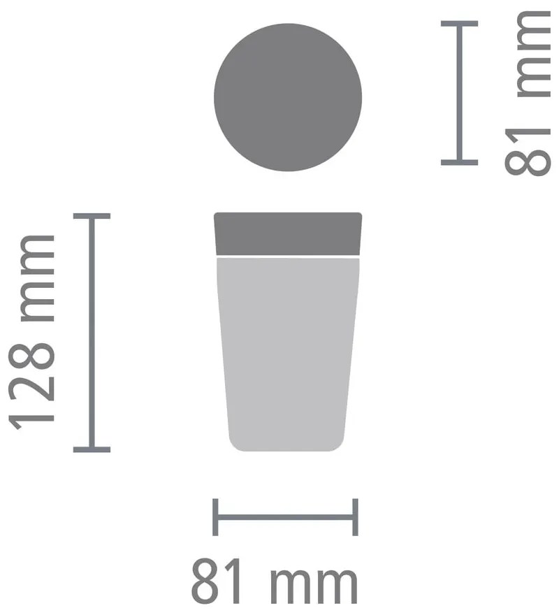 Világosszürke termobögre 200 ml Make &amp; Take – Brabantia