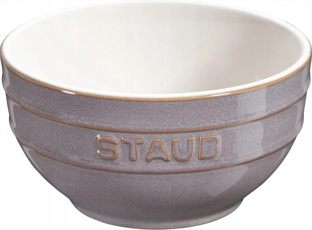 Kerek tál 12 Cm, Antik Szürke Serving Staub