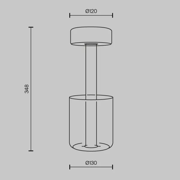 Maytoni MOD229TL-L3B3K1 - állítható LED asztali lámpa 3W/5V fekete/átlátszó