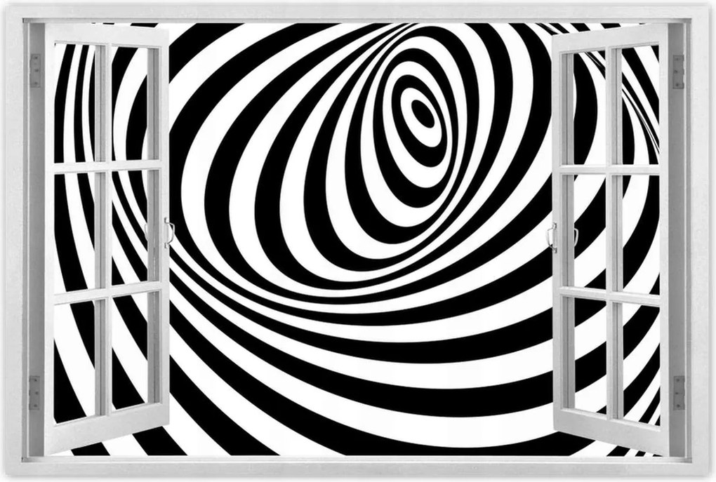 Poszterek 60x40 Absztrakt fekete-fehér