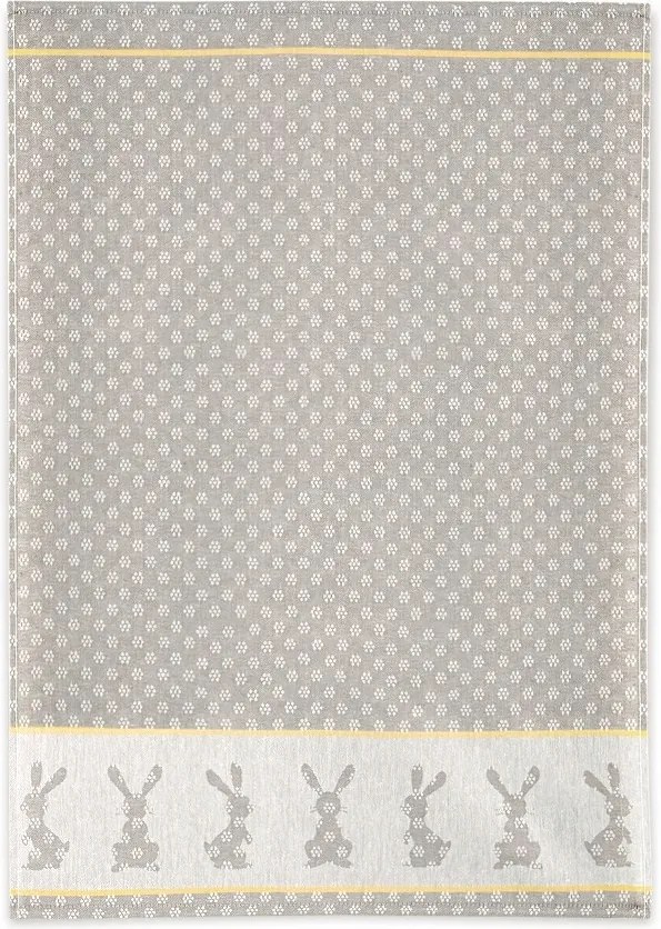 Konyhai törlőkendő Szürke 50x70 szürke világos pamut edényekhez