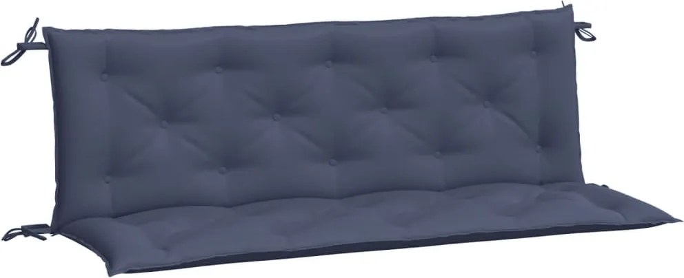 vidaXL 2 db tengerészkék oxford szövet kerti padpárna 150 x 50 x 7 cm