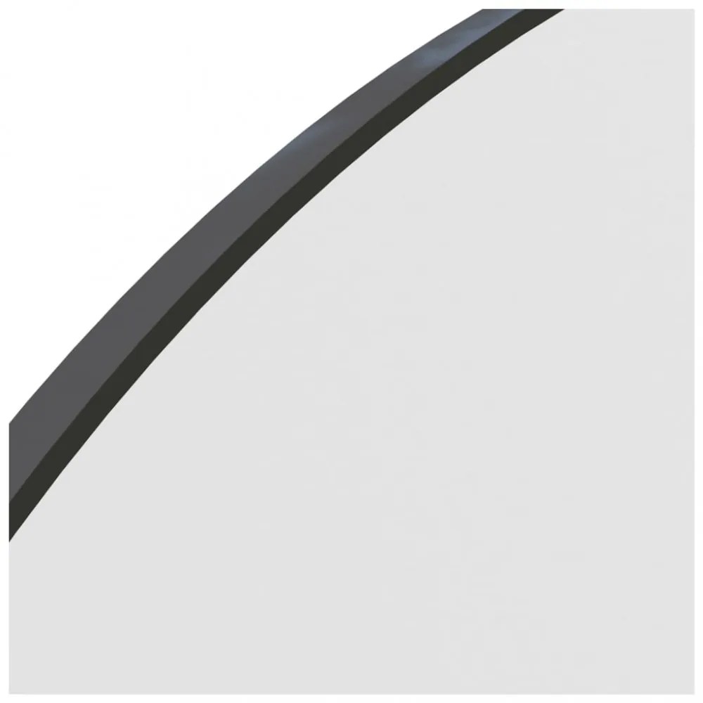 ívelt üvegtükör LED-lámpákkal 90 x 45 cm
