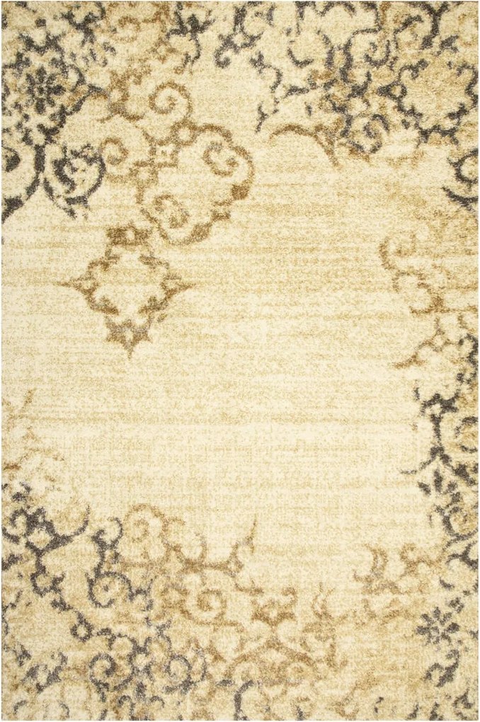 Nappali Szőnyeg Bézs Szürke Avanti Modern Dísz 160x220 cm