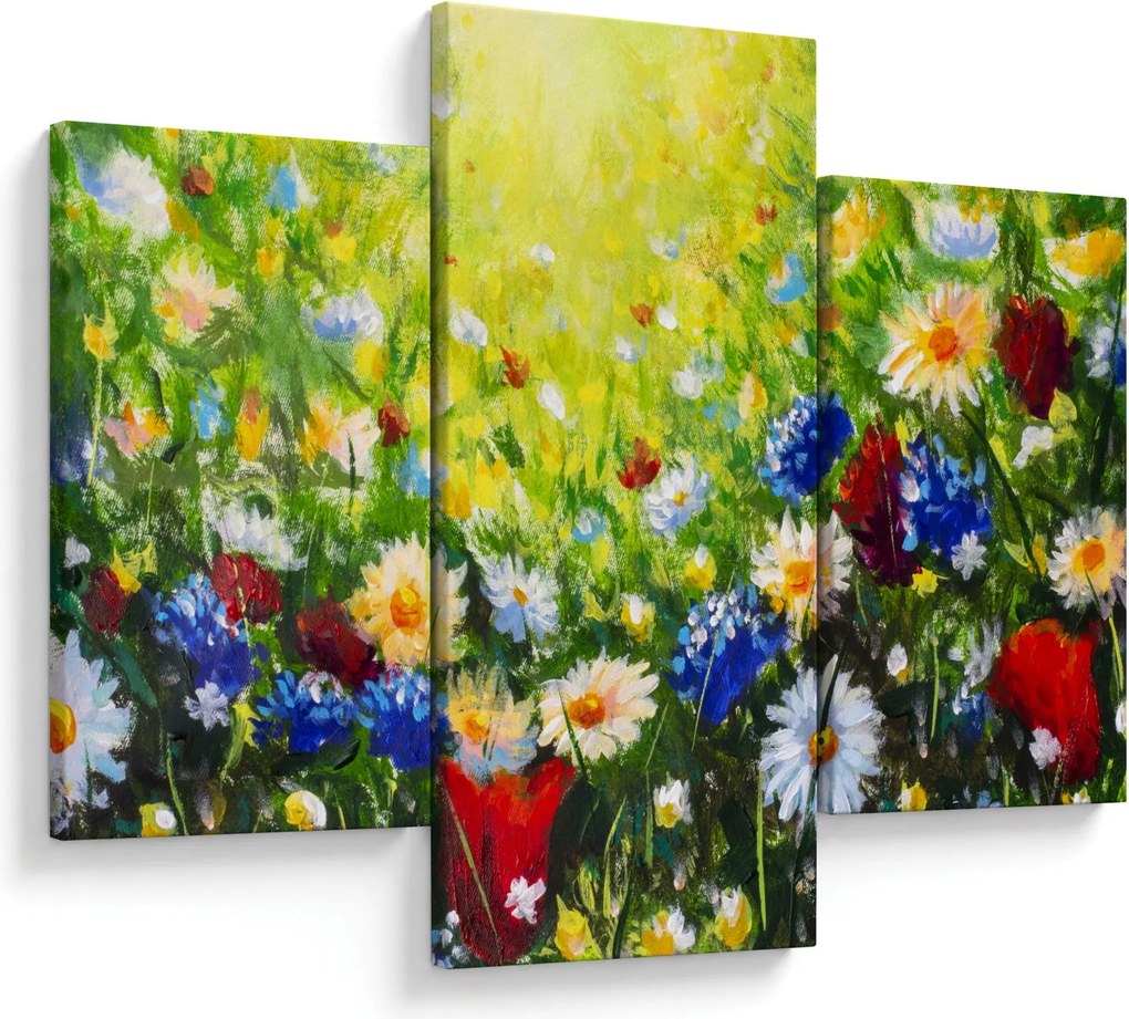 Vadvirágok képe (90x60 cm)