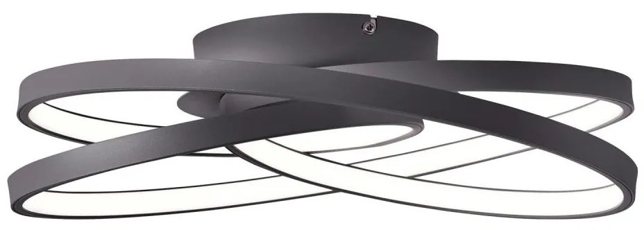 Brilliant - LED Mennyezeti lámpa LABYRINTH LED/40W/230V átm. 39,5 cm fekete