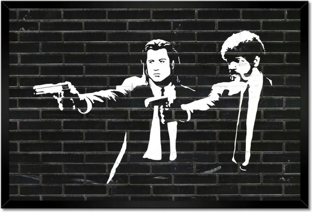 Poszterek keretben 60x40 Ponyva Fiction Graffiti