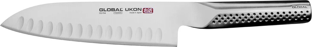 Japán konyhakés Global Ukon GU-04 Santoku 185 (gömbcsiszoló)