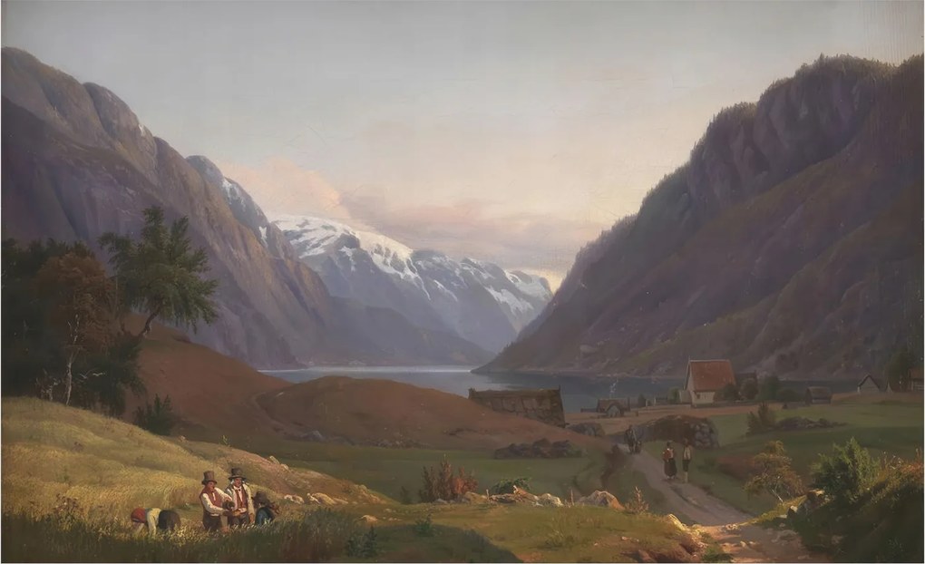 Fali fotótapéta Étkezőbe Hegyi panoráma 416x254 Ragasztó