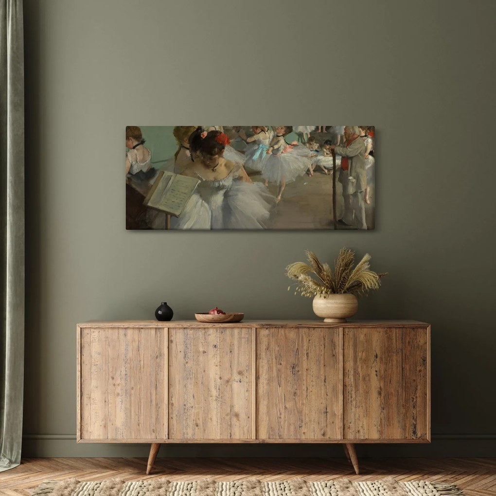 Kép - Edgar Degas, The Dance Class, reprodukciók (120x50 cm)