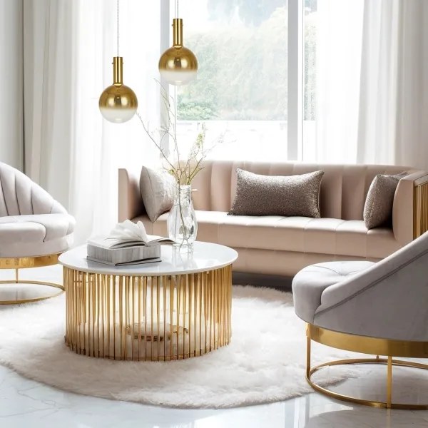 Csillár zsinóron TORONTO 1xGU10/8W/230V arany