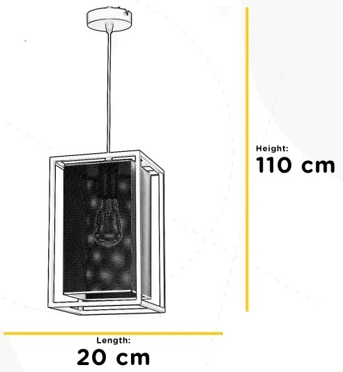 ONLI - Csillár zsinóron MALIK 1xE27/22W/230V arany/fekete